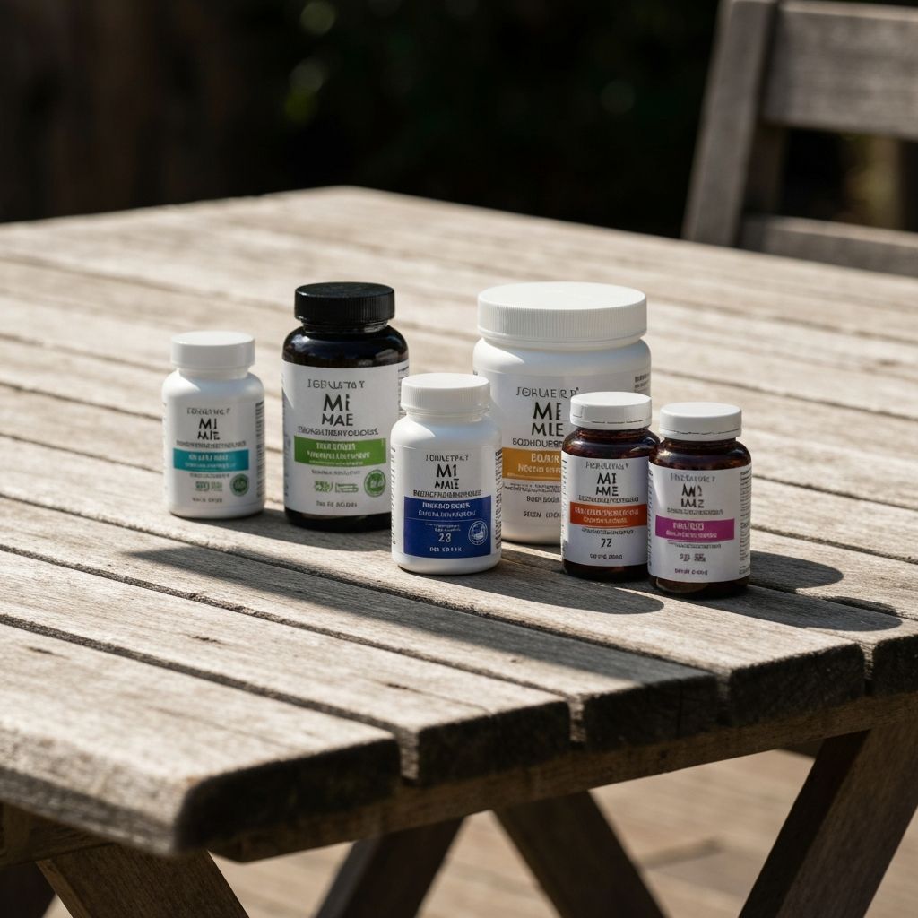 Men's wellness supplements collection